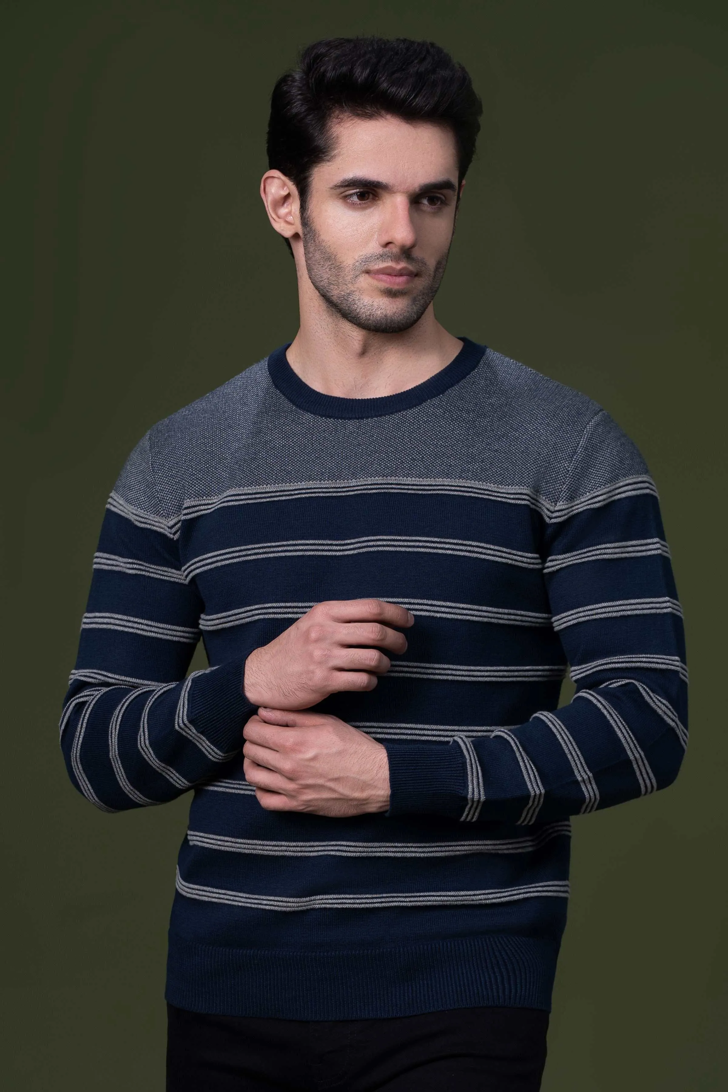 FULL SLEEVE SWEATER DARK NAVY