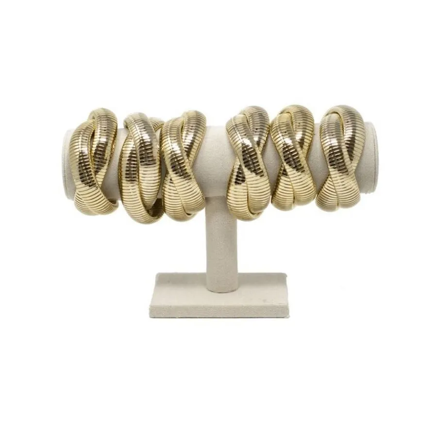 Gold Double-Coil Bracelet