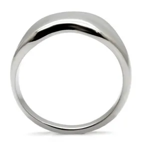 High polished (no plating) Stainless Steel Ring with No Stone for Women Style TK033