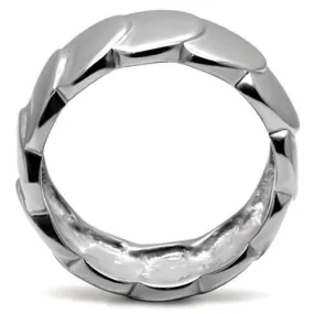 High polished (no plating) Stainless Steel Ring with No Stone for Women Style TK049