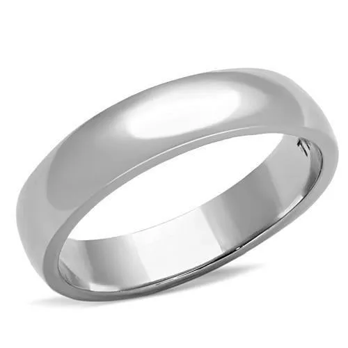 High polished (no plating) Stainless Steel Ring with No Stone for Women Style TK1375