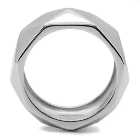 High polished (no plating) Stainless Steel Ring with No Stone for Women Style TK142