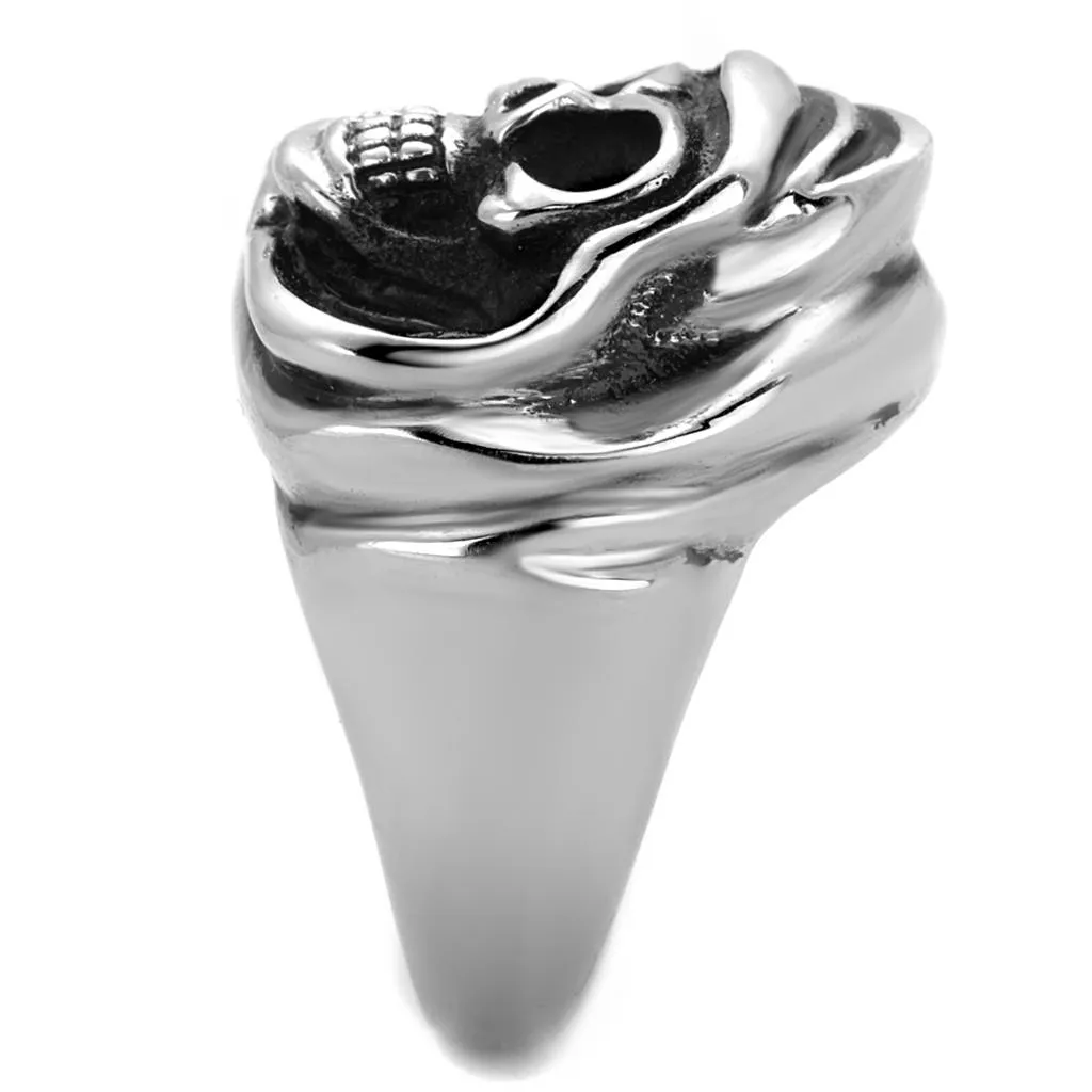 High polished (no plating) Stainless Steel Ring with No Stone for Women Style TK2063