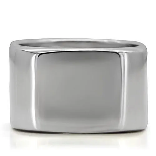 High polished (no plating) Stainless Steel Ring with No Stone for Women Style TK208