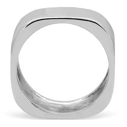 High polished (no plating) Stainless Steel Ring with No Stone for Women Style TK208