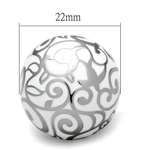 High polished (no plating) Stainless Steel Ring with No Stone for Women Style TK215