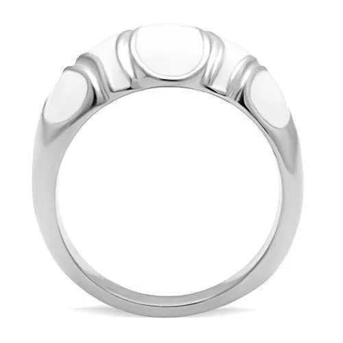 High polished (no plating) Stainless Steel Ring with No Stone for Women Style TK230