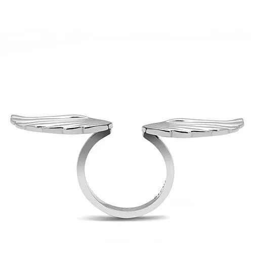 High polished (no plating) Stainless Steel Ring with No Stone for Women Style TK3145