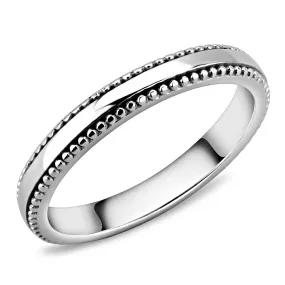 High polished (no plating) Stainless Steel Ring with No Stone for Women Style TK3503