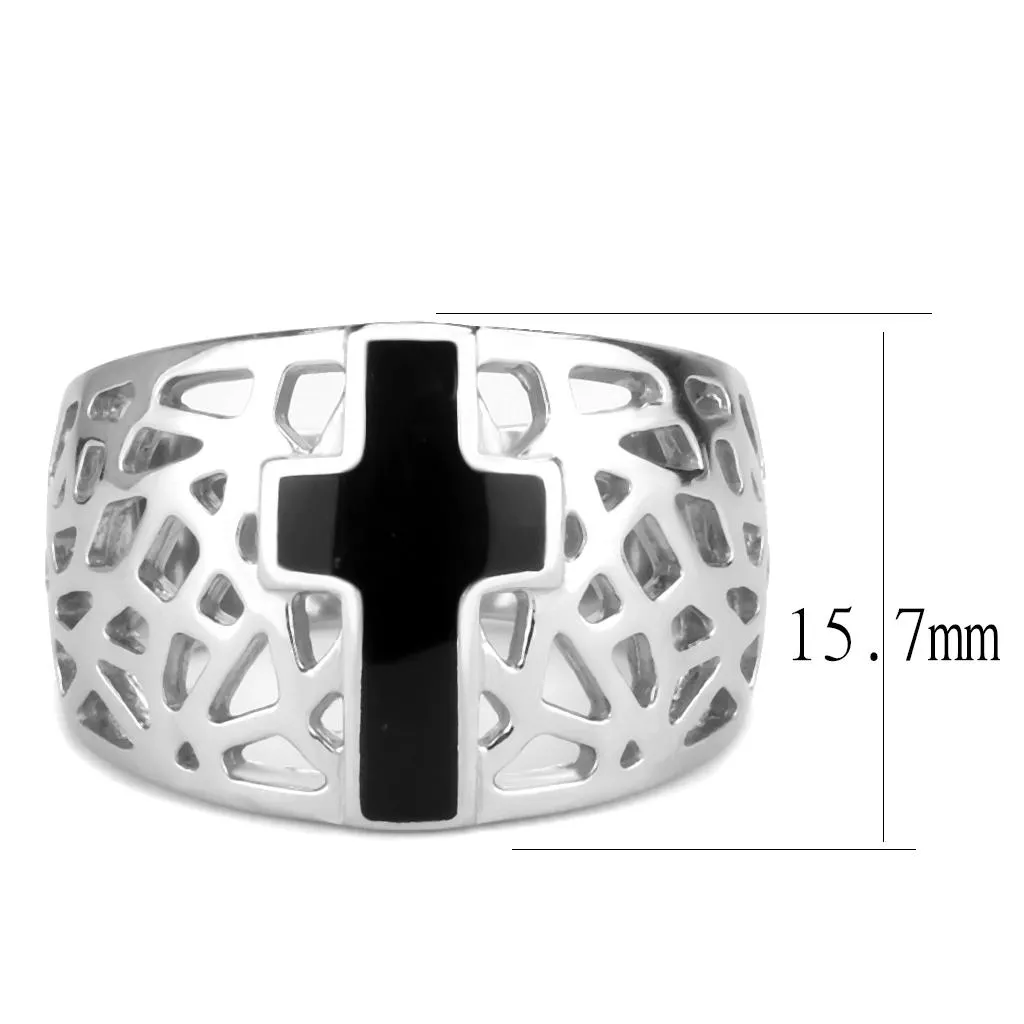 High polished (no plating) Stainless Steel Ring with No Stone for Women Style TK3720