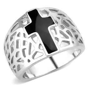 High polished (no plating) Stainless Steel Ring with No Stone for Women Style TK3720