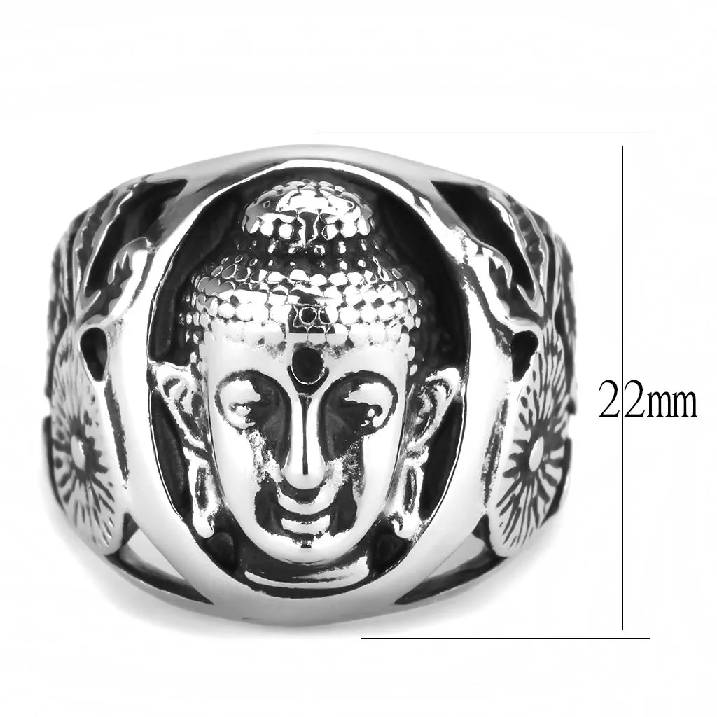 High polished (no plating) Stainless Steel Ring with No Stone for Women Style TK3722