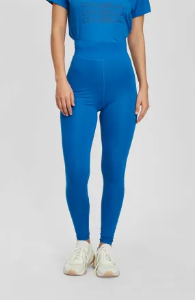 High Waist Legging | Ocean Blue