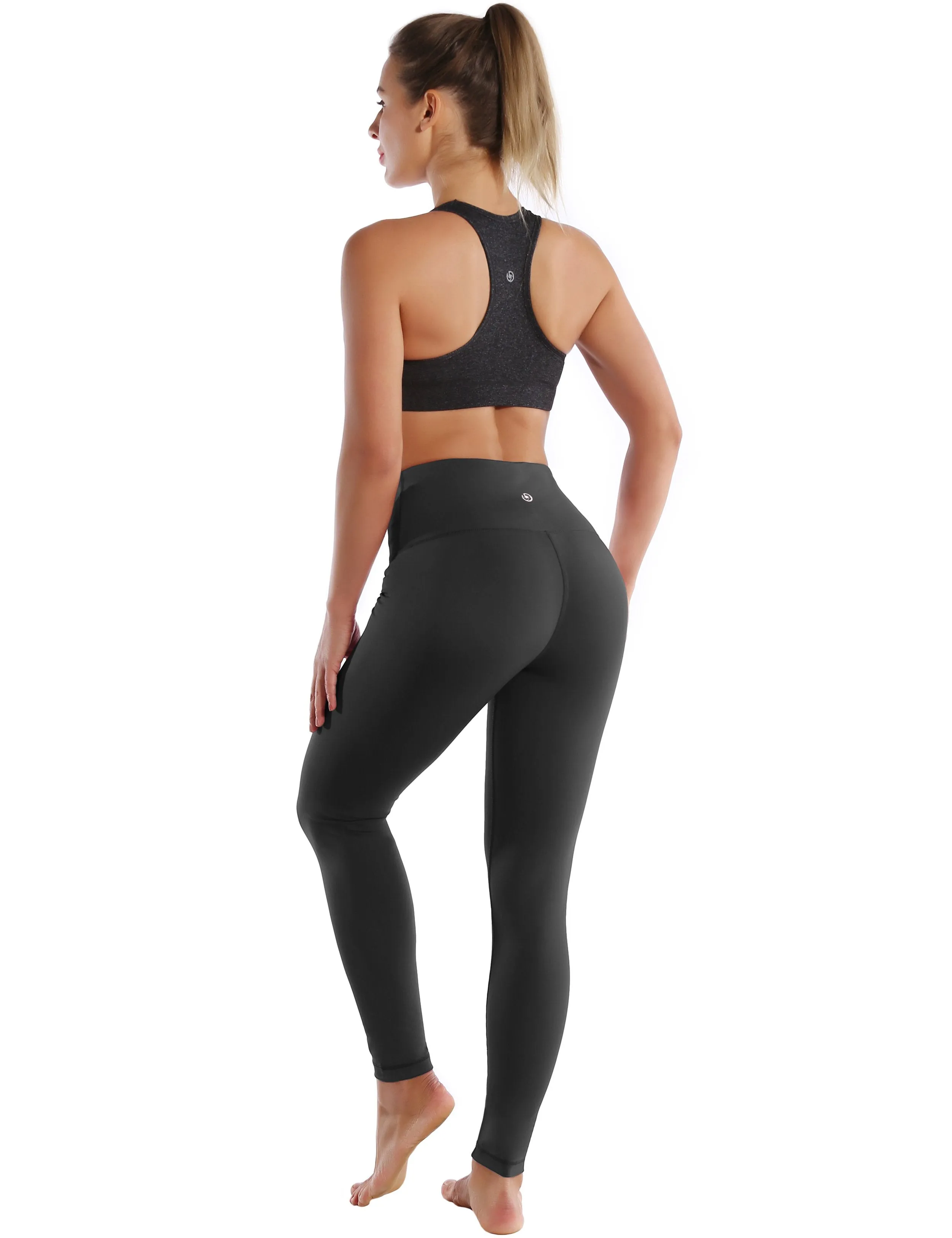 High Waist Running Pants shadowcharcoal ins_Running