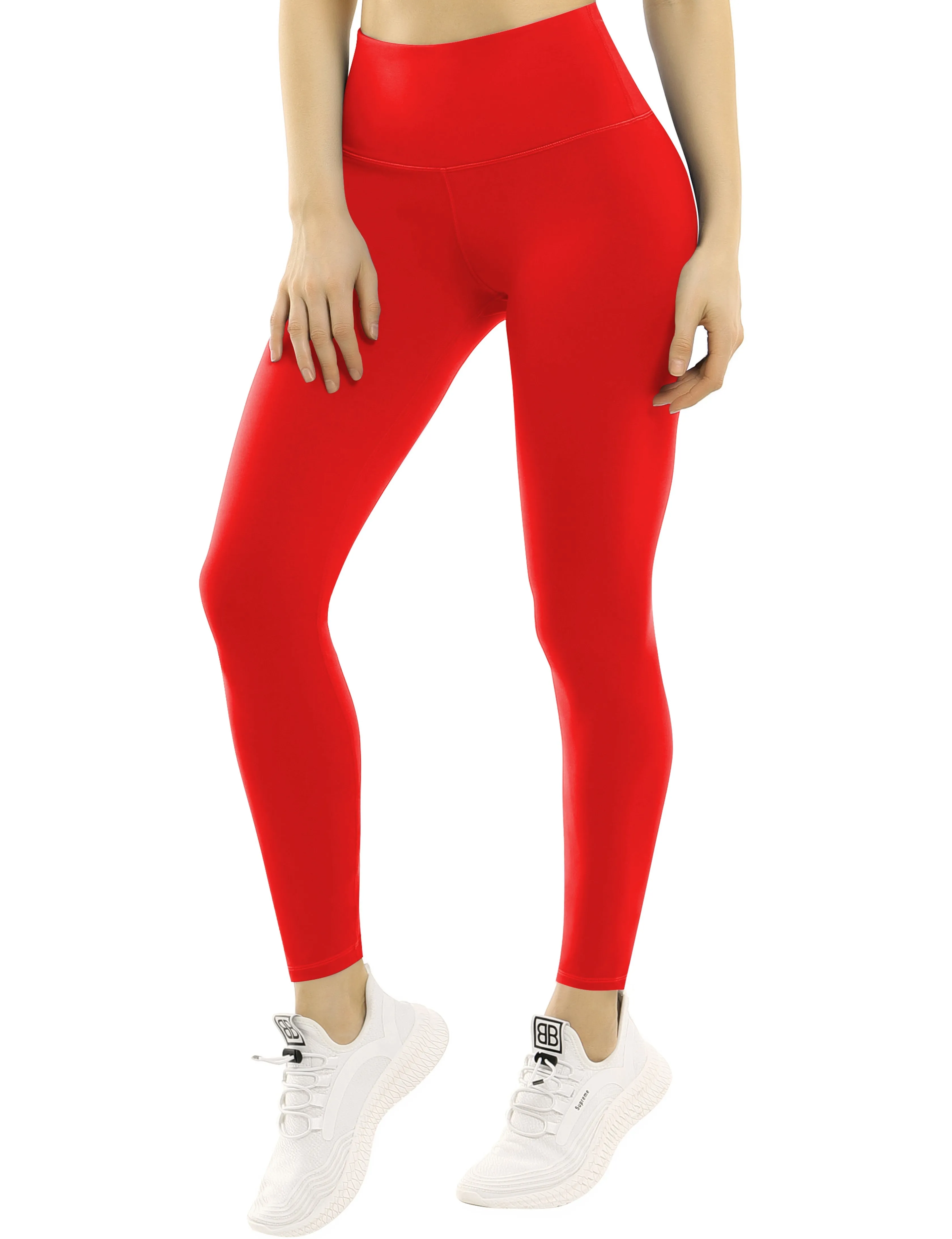 High Waist Tall Size Pants scarlet_Tall Size