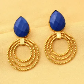 Imeora Blue Stone Earrings