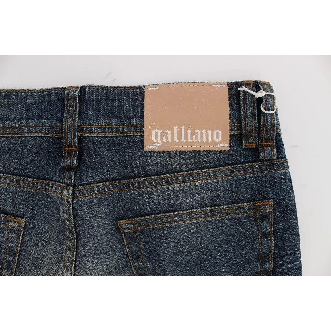 John Galliano Chic Slim Fit Blue Jeans