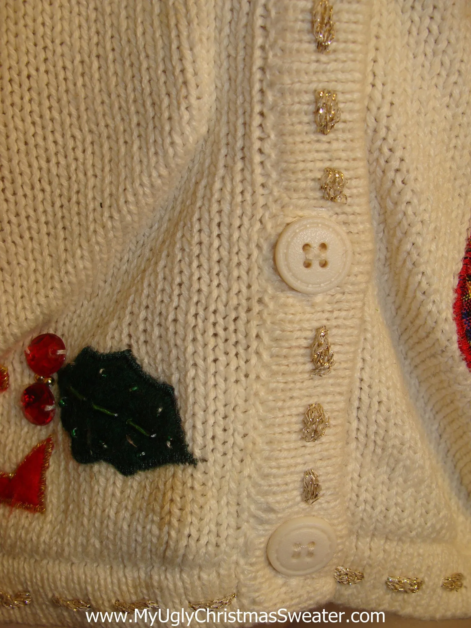 Joy and Noel Tacky Christmas Sweater Vest