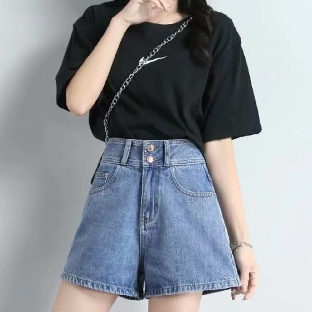 Julia Fashion - Fashion New Summer  Wigh Leg Jeans Shorts