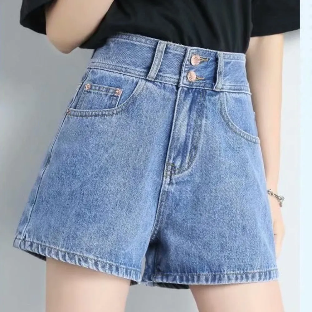 Julia Fashion - Fashion New Summer  Wigh Leg Jeans Shorts