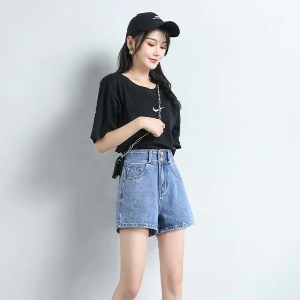 Julia Fashion - Fashion New Summer  Wigh Leg Jeans Shorts