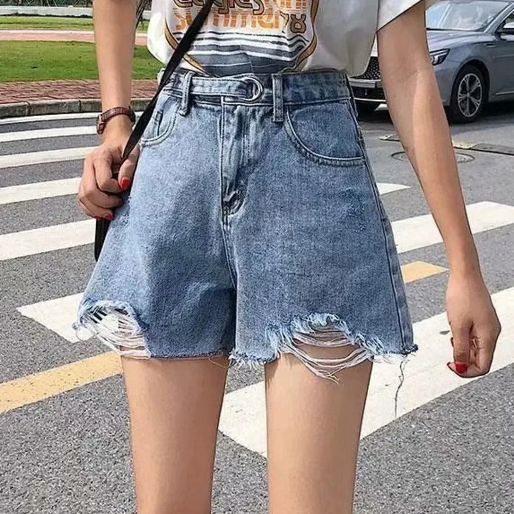 Julia Fashion - Fashion New Summer Women High Waist Shorts