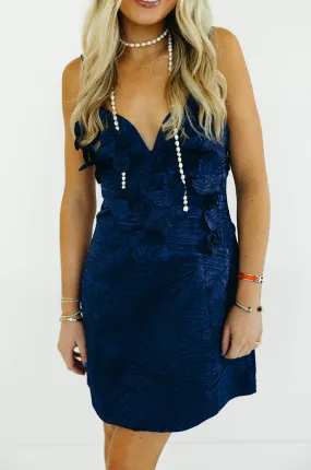 Kayla Mini Dress - Navy