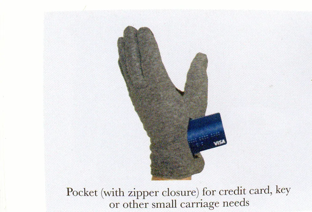 Lauer Gloves Mens Microsuede on Stretch Microfleece with Touch Senor