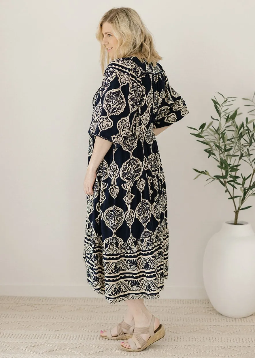 Lewis Maxi Dress in Avalon