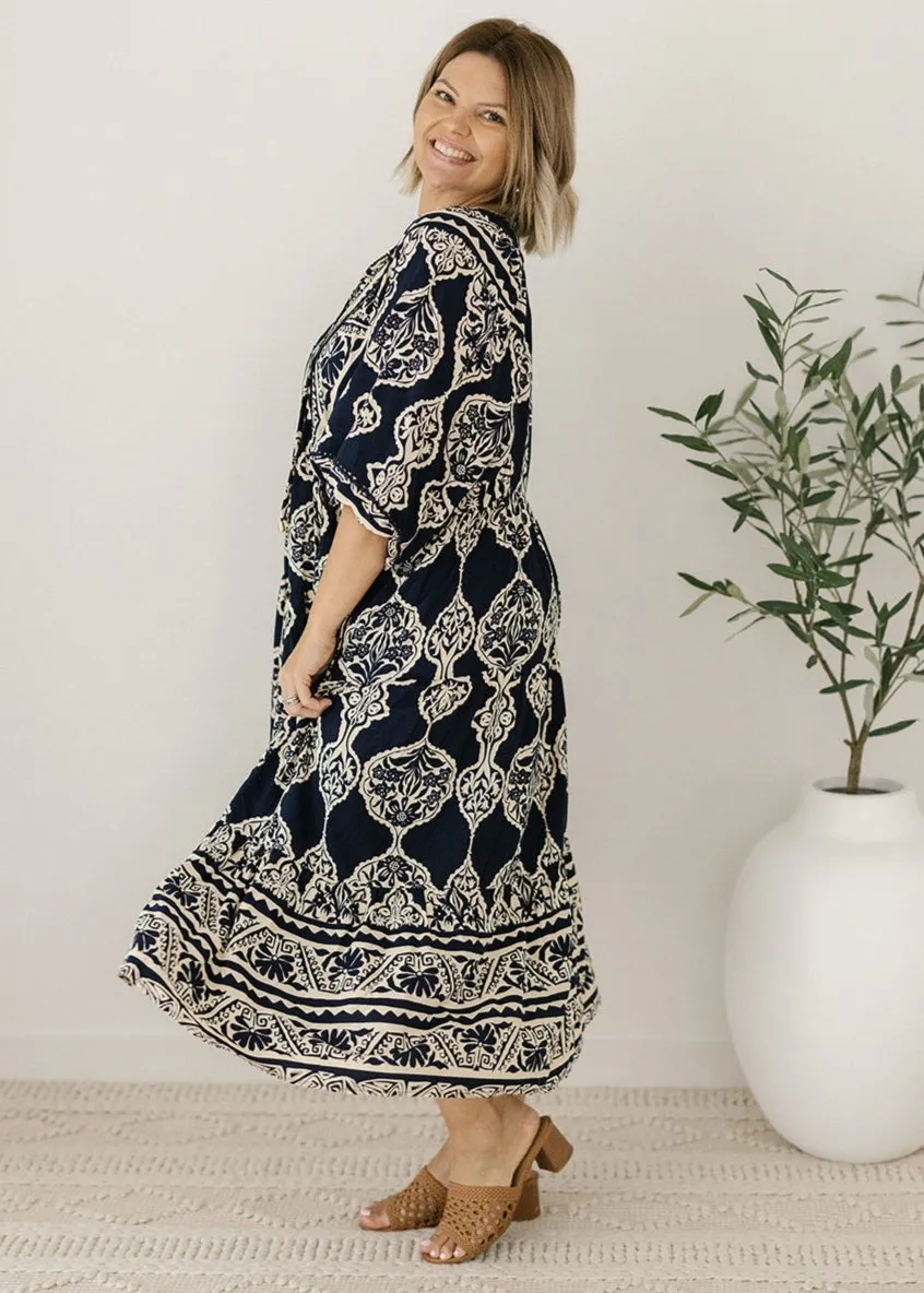 Lewis Maxi Dress in Avalon