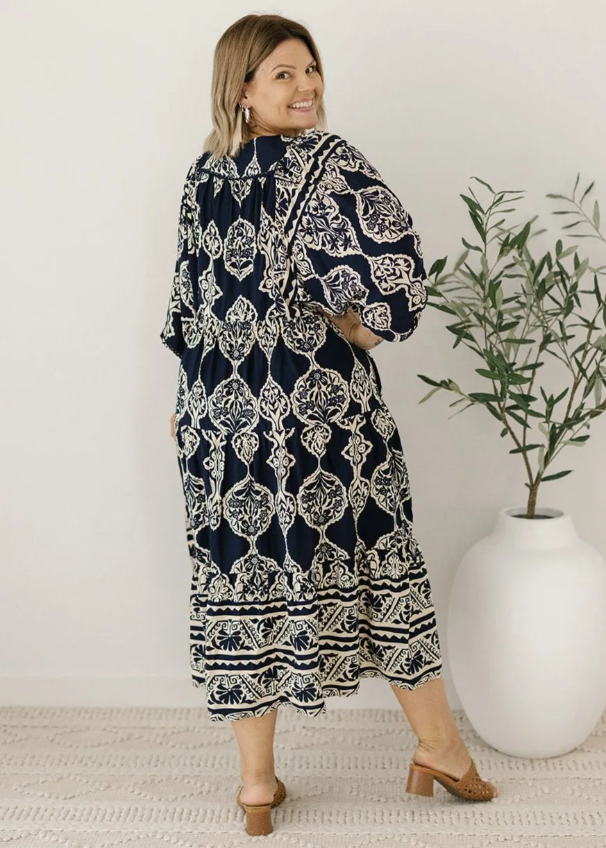 Lewis Maxi Dress in Avalon