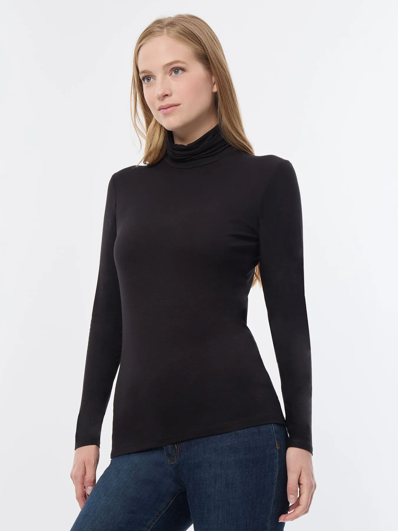 Long Sleeve Turtleneck Top