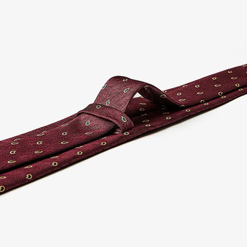 Men's Luxury Micro Paisley Necktie