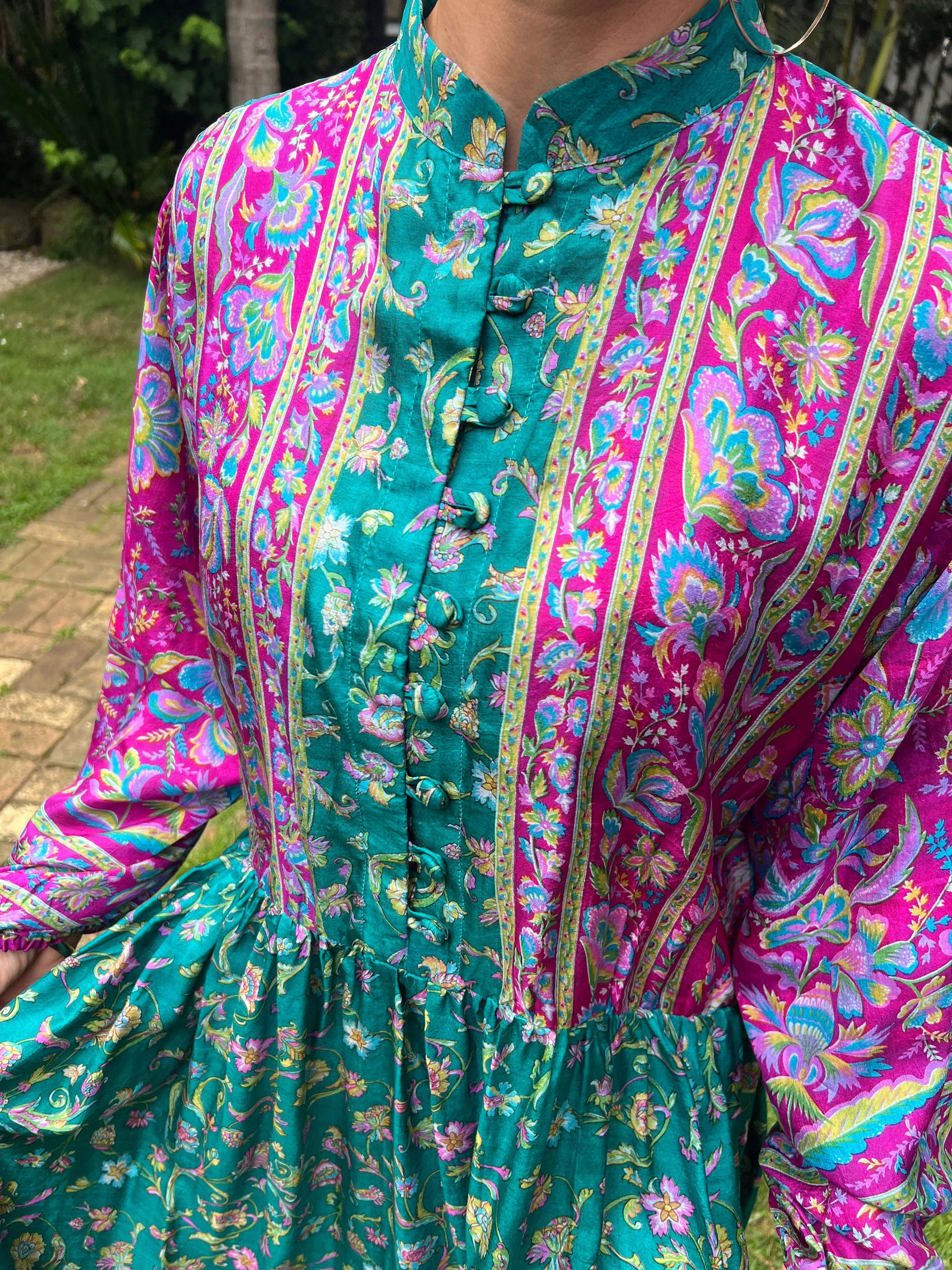 Moonlight Dress - Jade Magenta (M)