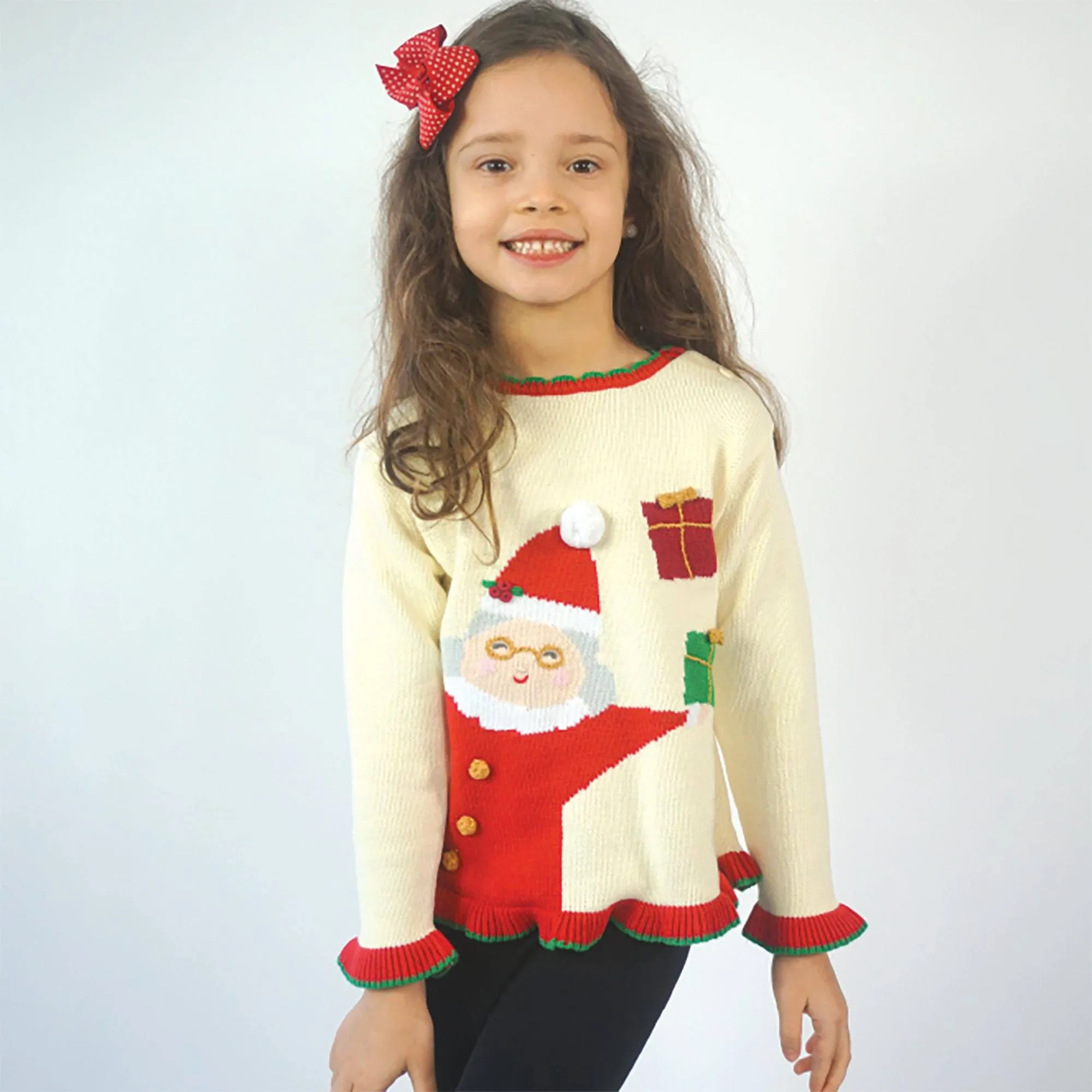 Mrs. Claus Knit Santa Sweater