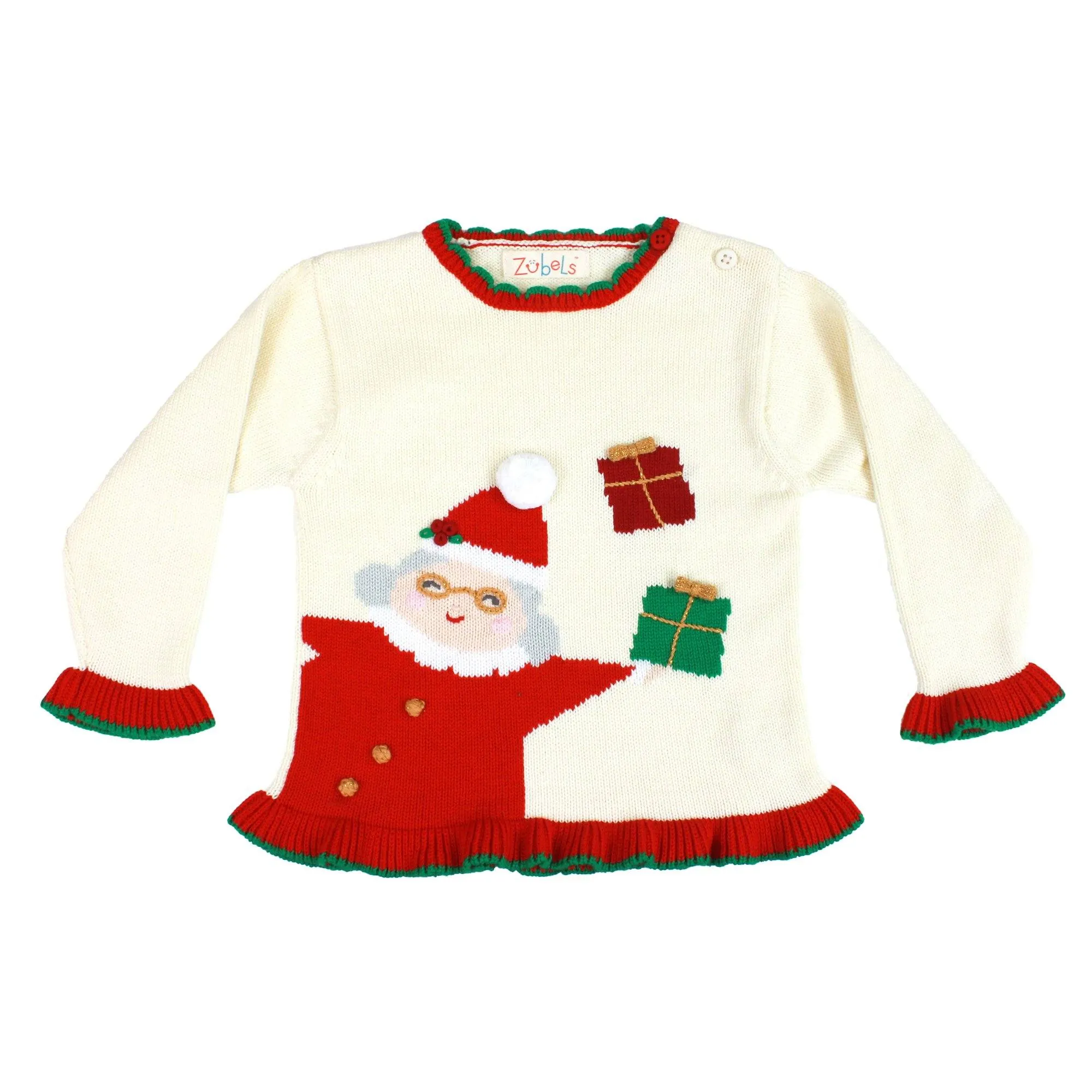 Mrs. Claus Knit Santa Sweater