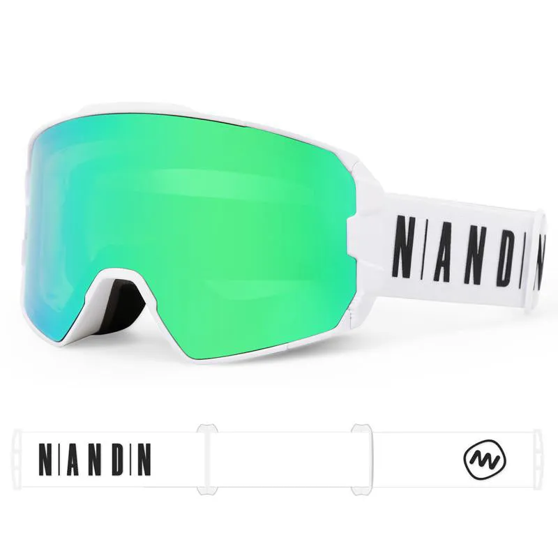 Nandn Unisex Optics Winter Mountain Snowboard Frameless Ski Goggles