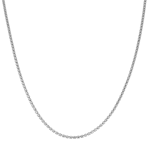 Necklace in 18k Gold with Diamonds