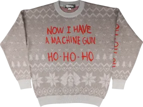 Now I Have A Machine Gun Ho Ho Ho Die Hard Knitted Christmas Sweater