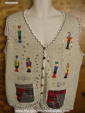 Nutcracker Funny Christmas Sweater Vest