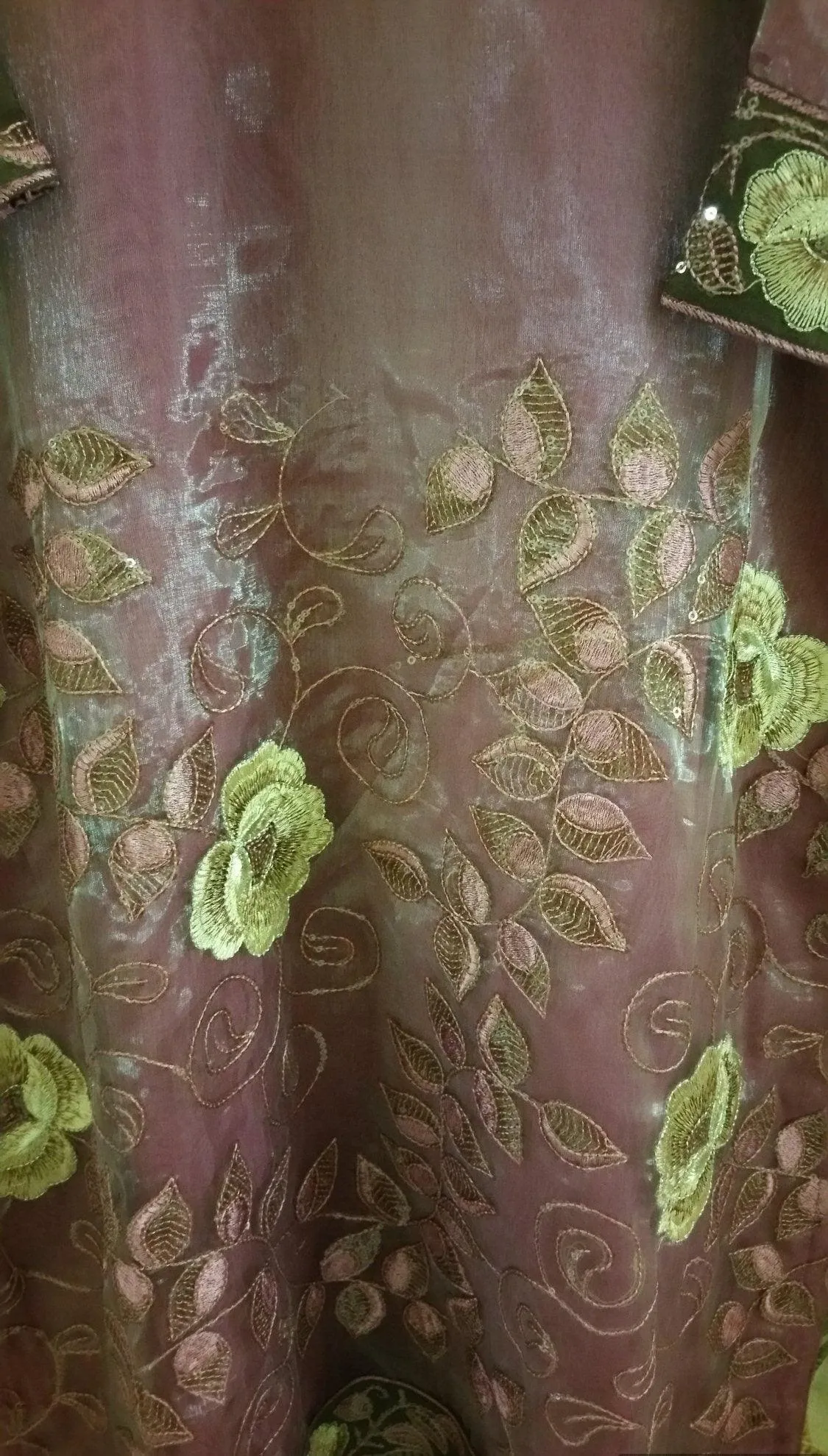 Onion Tissue with lining Semi-Stitched Kurta SC715