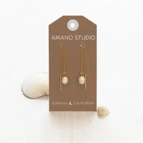 Pearl Threader Earrings