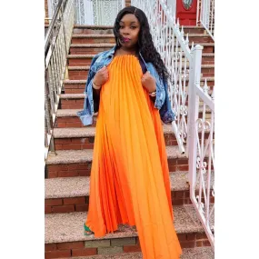 Premium Orange Juice Maxi Dress