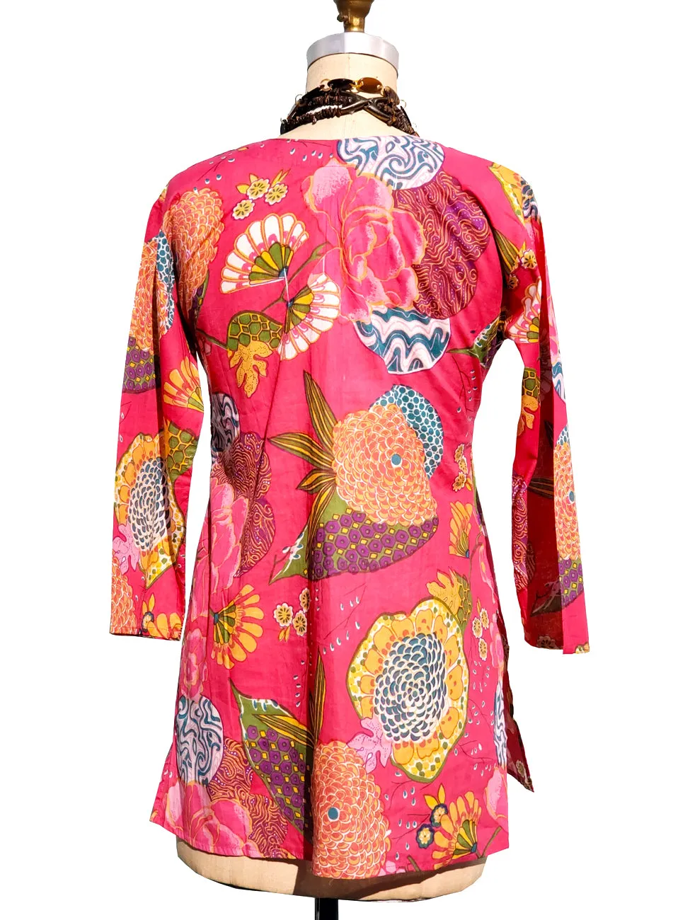 Raja Cotton Tunic Provence Hot Pink