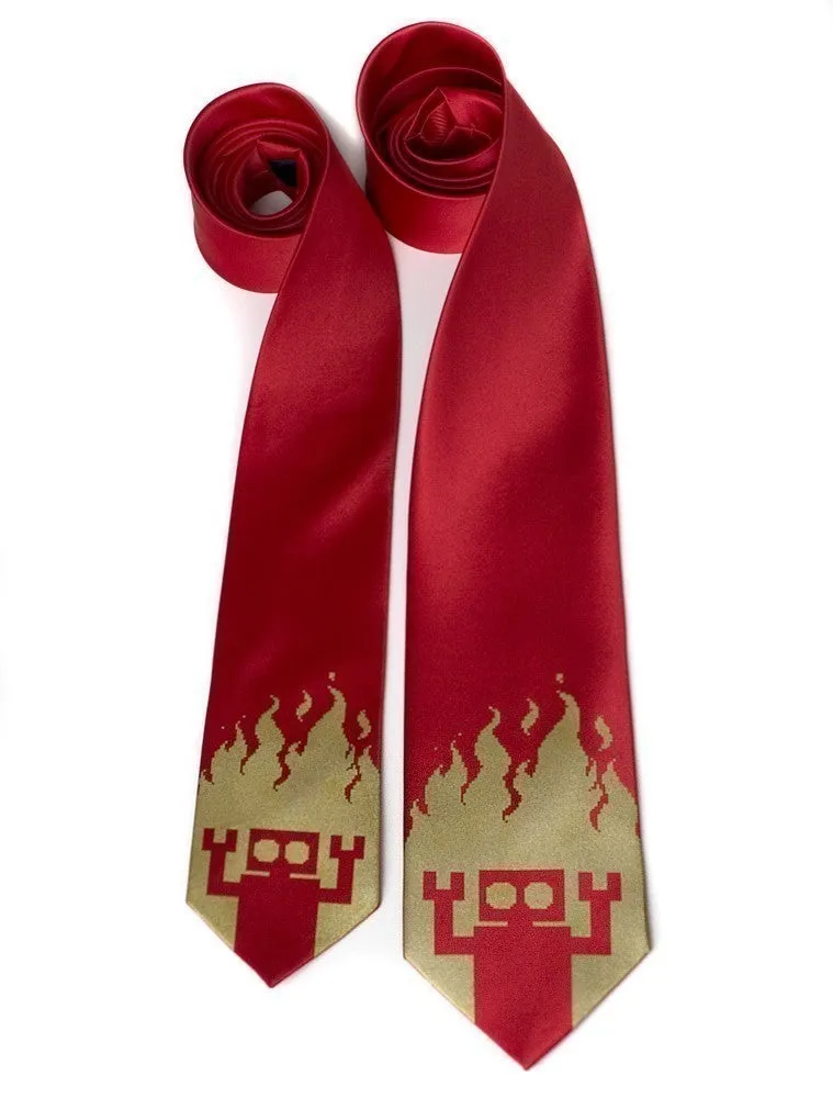 Red Robot Inferno Necktie