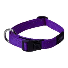 ROGZ UTILITY REFLECTIVE STITCHING COLLAR - L-PURPLE