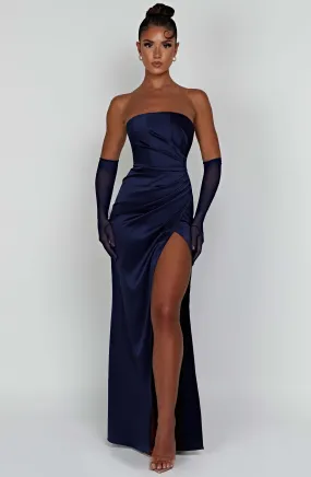 Safiya Maxi Dress - Navy