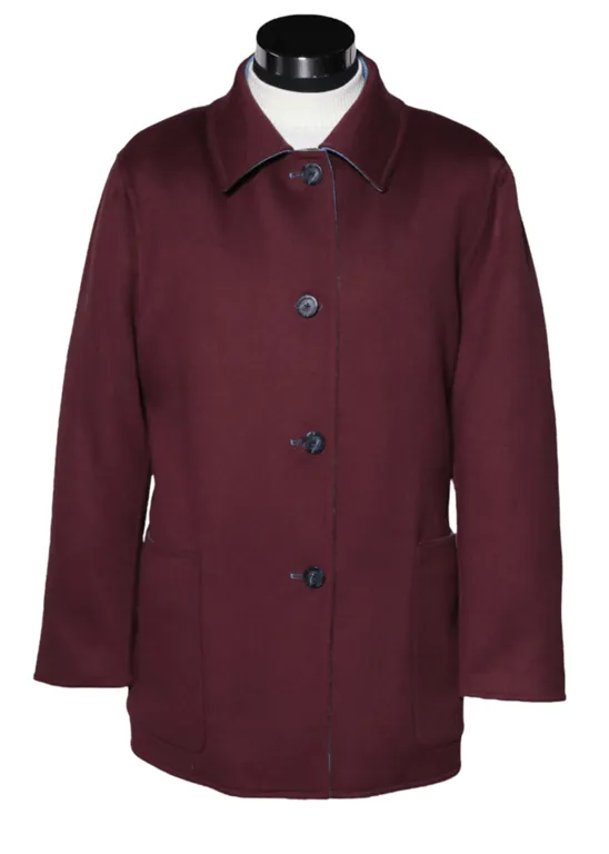 Salvatore Marotana Reversible Cashmere Car Coat