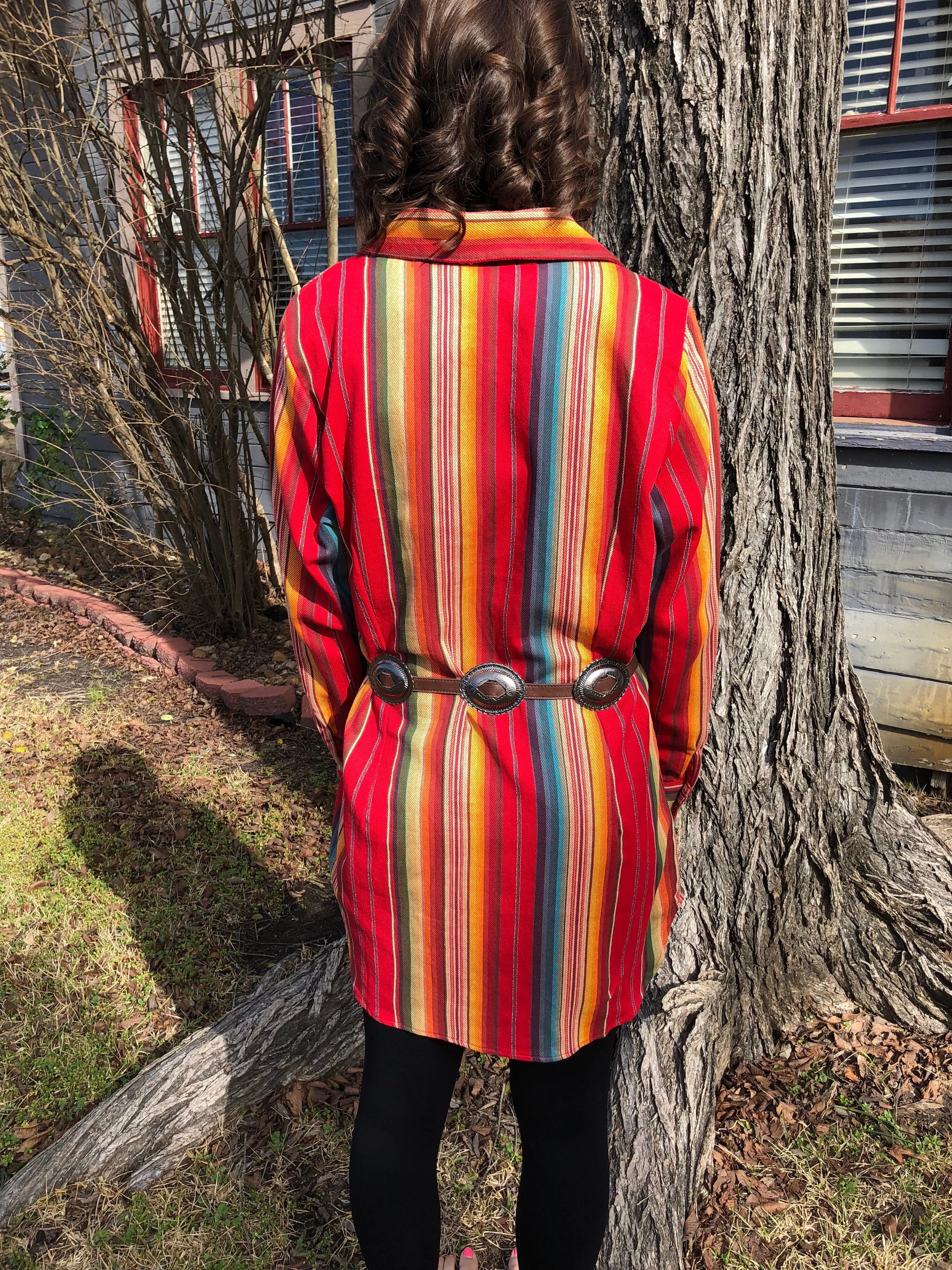 Serape Button Down Tunic