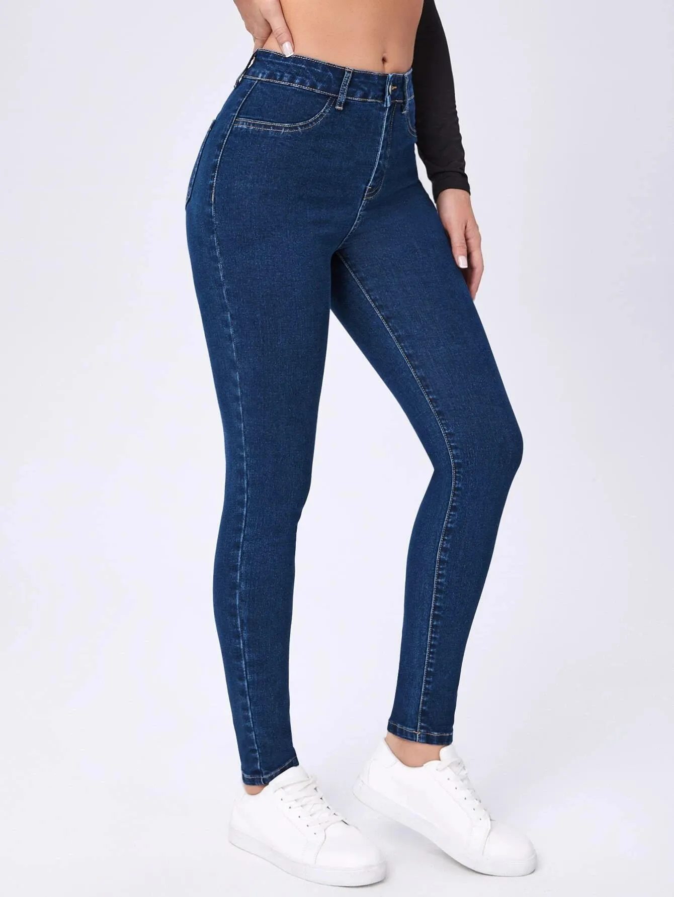 SHEIN High Waist Skinny Jeans